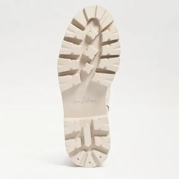 Sam Edelman Garret EC0226074 Boot Women 6.5 Ivory Leather Platform Combat ZAP414 - Picture 13 of 14